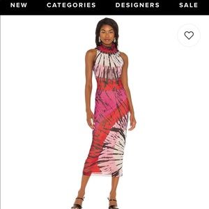 Cool AFRM stretchy tie dye dress!